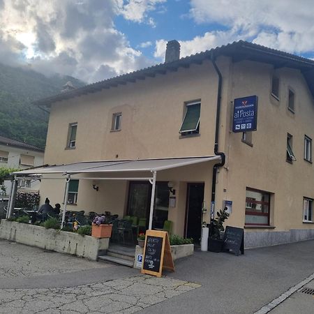 מלון Malvaglia Ristorante Pizzeria Al Posta, Con Alogio מראה חיצוני תמונה