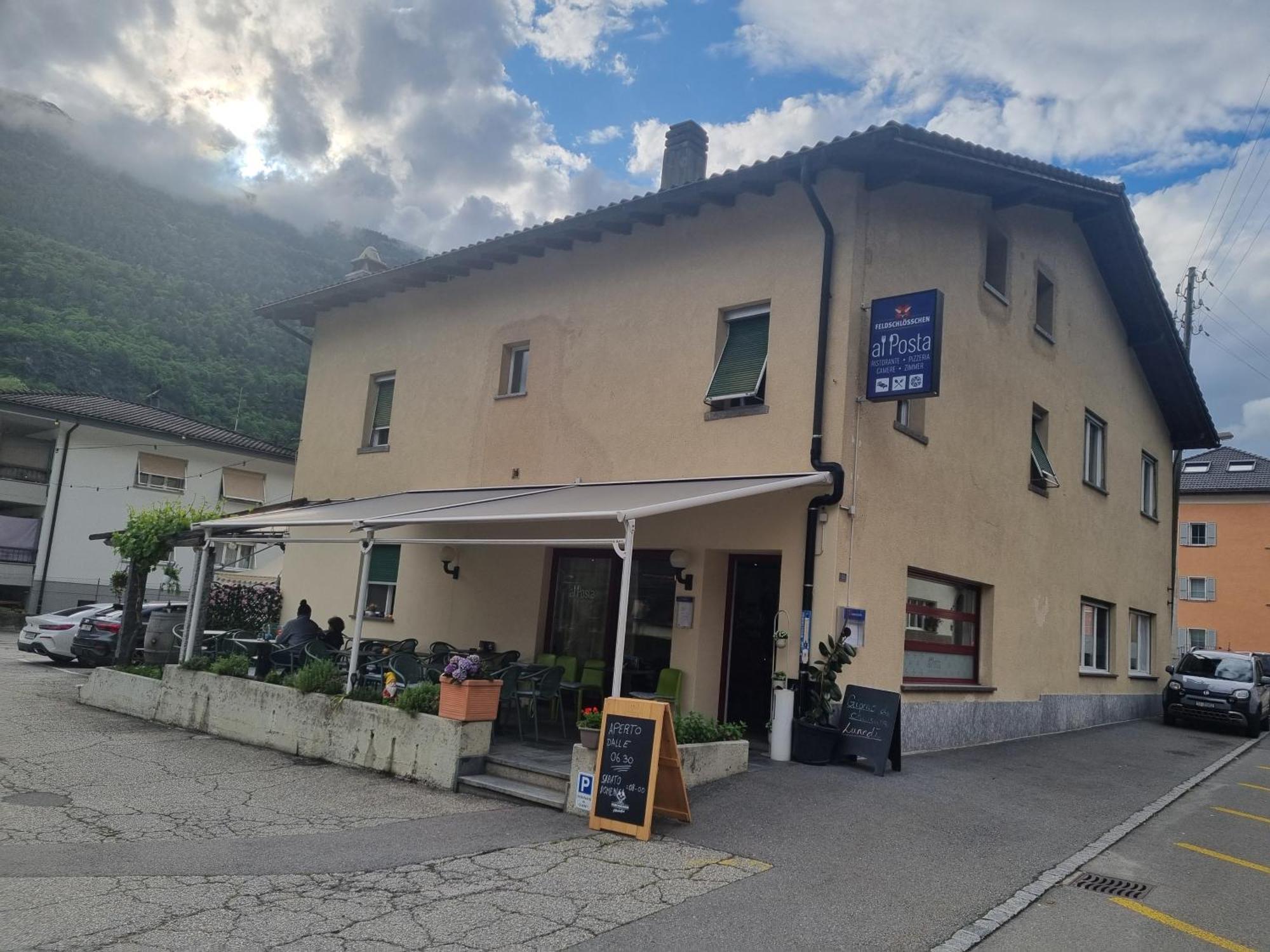 מלון Malvaglia Ristorante Pizzeria Al Posta, Con Alogio מראה חיצוני תמונה